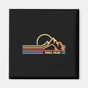 Pikes Peak Colorado Wandelen Klimmer Klimmen  Magneet