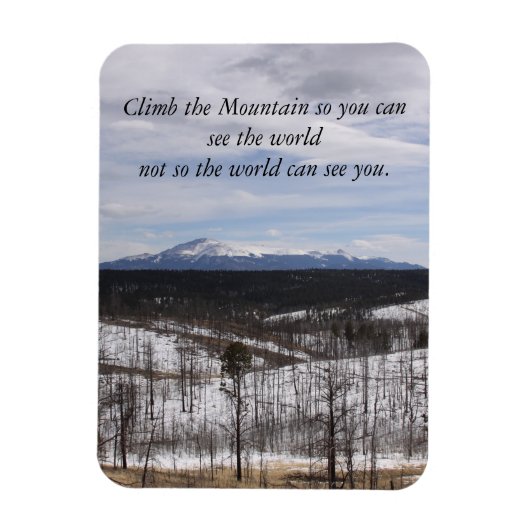 Pike's peak foto magneet (Verticaal)
