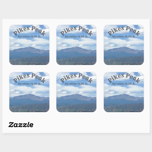 Pikes Peak Front Range Sticker (Vel)