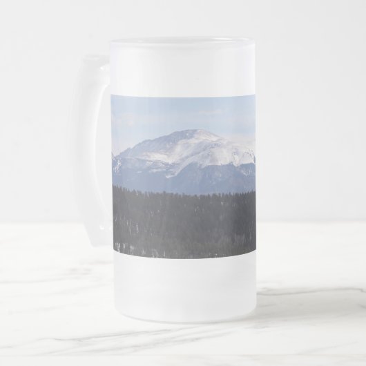 Pike's Peak Frosted Mok (Voorkant links)