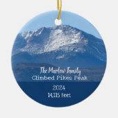 Pikes Peak gepersonaliseerd Ornament (Voorkant)