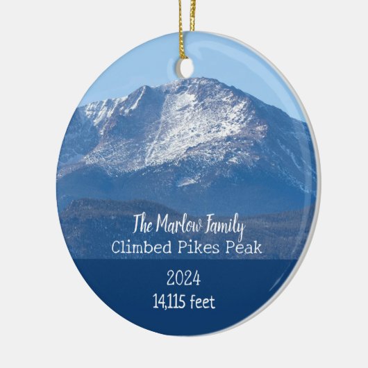Pikes Peak gepersonaliseerd Ornament (Links)
