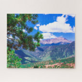 Pikes peak gezien uit de tuin van de goden Puzzle Legpuzzel (Horizontaal)