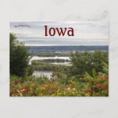 Pikes Peak kijkt uit over McGregor Iowa Briefkaart (Voorkant)