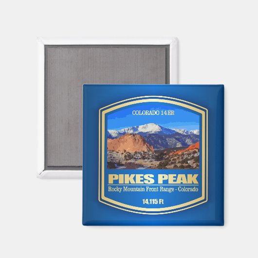 Pikes Peak Magneet (Voorkant / Achterkant)