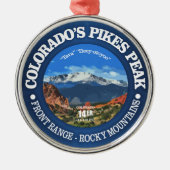 Pikes Peak Metalen Ornament (Voorkant)