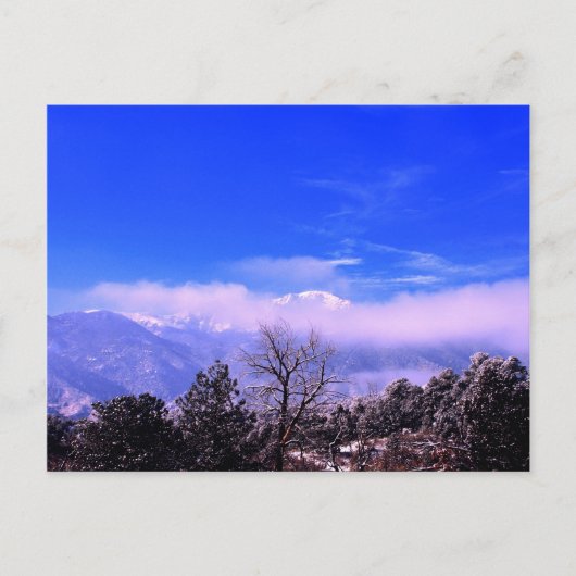 Pikes Peak Mountain, Colorado Springs, CO Briefkaart (Voorkant)