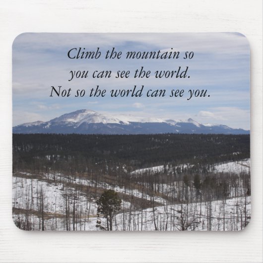 Pike's Peak Mousepad Muismat (Voorkant)