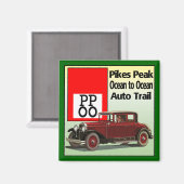 Pikes Peak Ocean to Ocean Auto Trail Magneet (Voorkant / Achterkant)