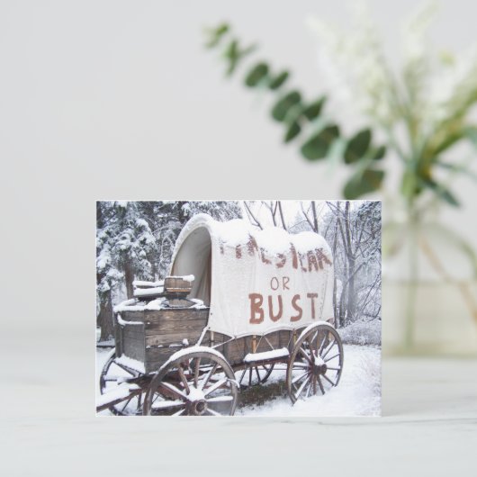 Pikes Peak of Bust Briefkaart (Staand voorkant)