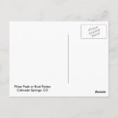 Pikes Peak of Bust Rodeo Briefkaart (Achterkant)