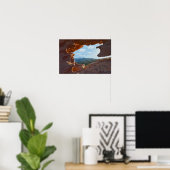 Pikes Peak omlijst, Colorado Poster (Thuiskantoor)