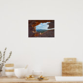 Pikes Peak omlijst, Colorado Poster (Keuken)