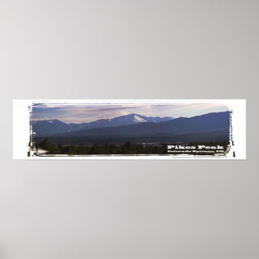 Pikes Peak panorama Poster (Voorkant)
