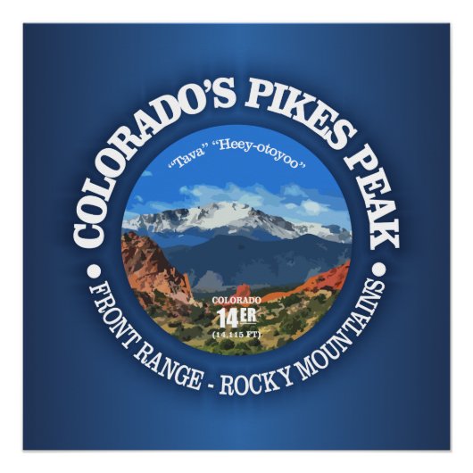 Pikes Peak Perfect Poster (Voorkant)