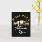 Pikes Peak Retro Kleding - Pikes Peak Souv Kaart (Gele Bloem)