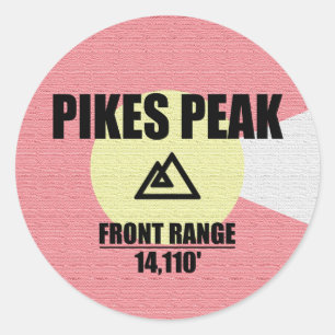Pikes Peak Ronde Sticker