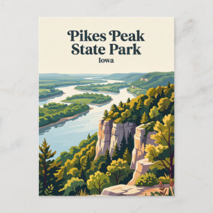 Pikes Peak State Park Iowa Briefkaart