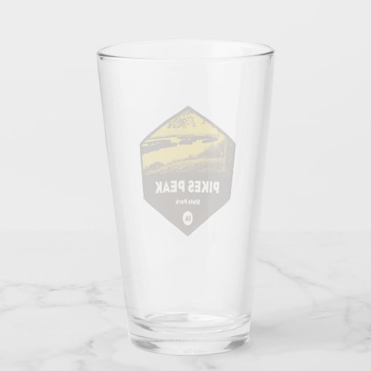 Pikes Peak State Park Iowa Glas (Achterkant)