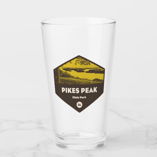 Pikes Peak State Park Iowa Glas (Voorkant)
