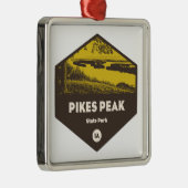 Pikes Peak State Park Iowa Metalen Ornament (Rechts)
