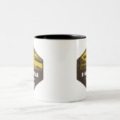 Pikes Peak State Park Iowa Tweekleurige Koffiemok (Center)