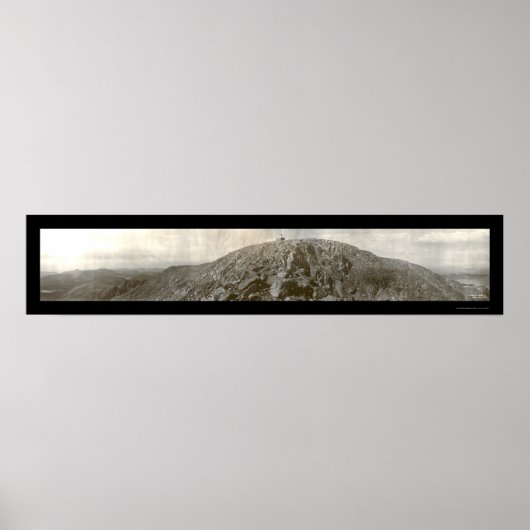 Pikes Peak Summit CO Foto 1908 Poster (Voorkant)