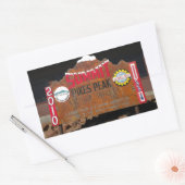 Pike's Peak Summit, Colorado Rechthoekige Sticker (Envelop)