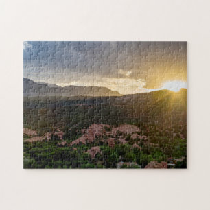 Pikes Peak Sunset Haze puzzel