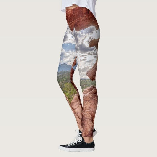 Pikes peak through a Rock Hole Leggings (Links)
