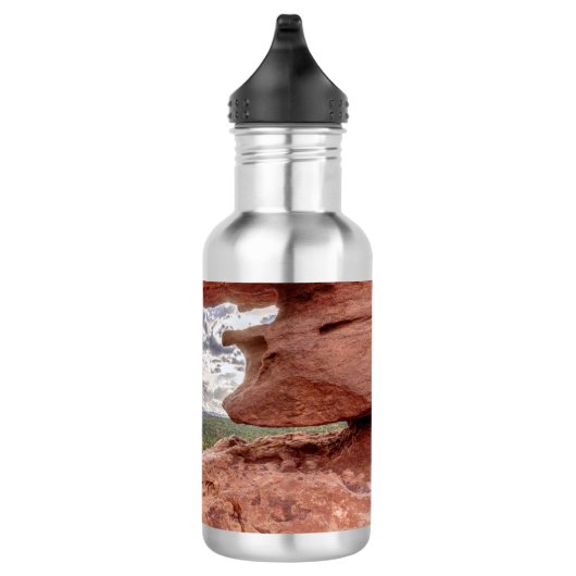 Pikes peak through a Rock Hole Waterfles (Rechts)