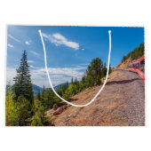Pikes Peak Trai Ride Grote Gift Bag Groot Cadeauzakje (Achterkant)