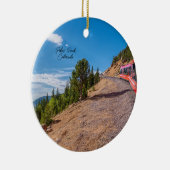 Pikes Peak Train Ride Circle Ornament (Rechts)