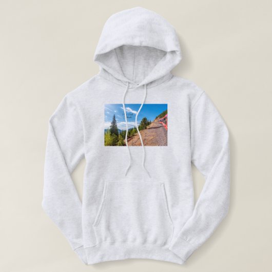 Pikes Peak Train Ride Dames Hoodie (Design voorkant)