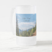 Pikes Peak Train Ride Frosted Beer Mok (Voorkant links)