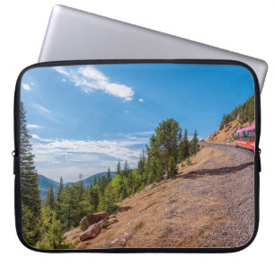Pikes Peak Train Ride Laptop Sleeve Hoesje