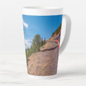Pikes Peak Train Ride Latte Mok (Rechterhoek)