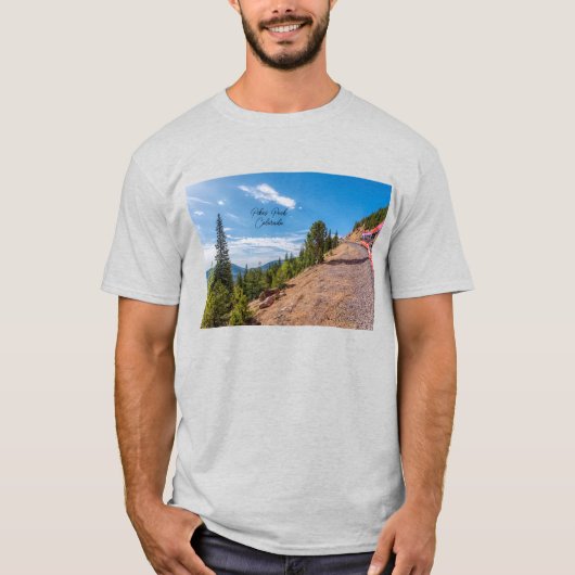 Pikes Peak Train Ride Mannen T-shirt (Voorkant)