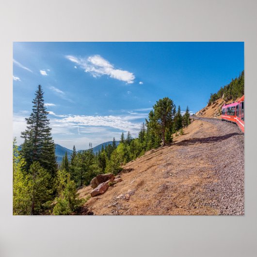 Pikes Peak Train Ride Poster (Voorkant)