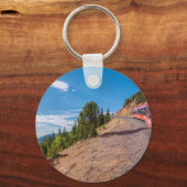 Pikes Peak Train Ride Sleutelhanger (Achterkant)