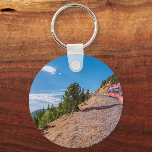 Pikes Peak Train Ride Sleutelhanger (Achterkant)