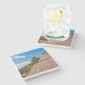 Pikes Peak Train Ride Stone Onderzetter (Zijkant)