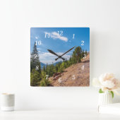 Pikes Peak Train Ride Wandklok (Huis)