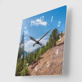 Pikes Peak Train Ride Wandklok (Hoek)