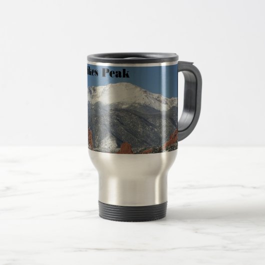Pikes Peak Travel Mug Reisbeker (Voorkant rechts)