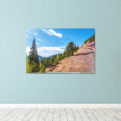 Pikes Peak Trein Ride Canvas Print (Insitu (Houten vloer))