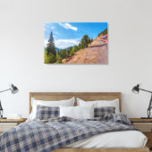 Pikes Peak Trein Ride Canvas Print (Insitu (Slaapkamer))