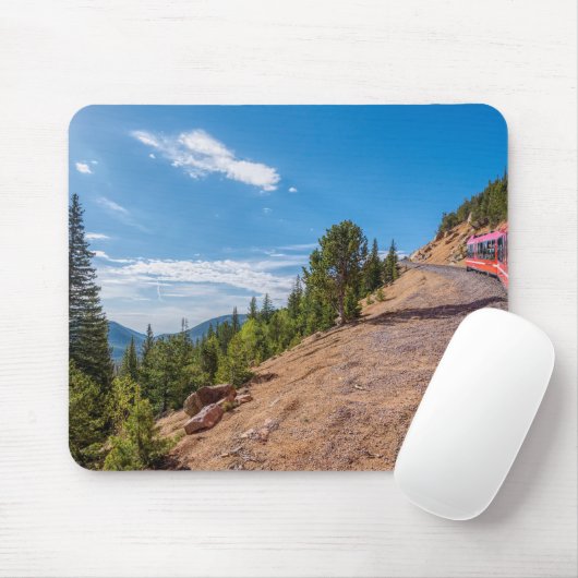 Pikes Peak Trein Ride Mousepad Muismat (Met muis)