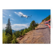 Pikes Peak Trein Rit Dank u Notecard (Voorkant Horizontaal)