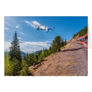 Pikes Peak Trein Rit Dank u Notecard